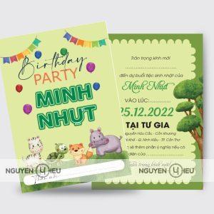 Thiệp sinh nhật Nguyễn Hiếu thiết kế